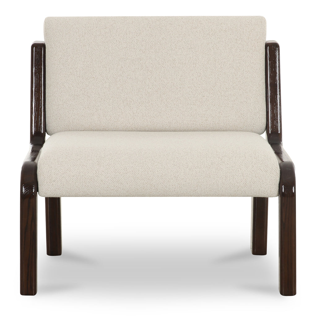 Edie Accent Chair Flecked Ivory - 1630Living