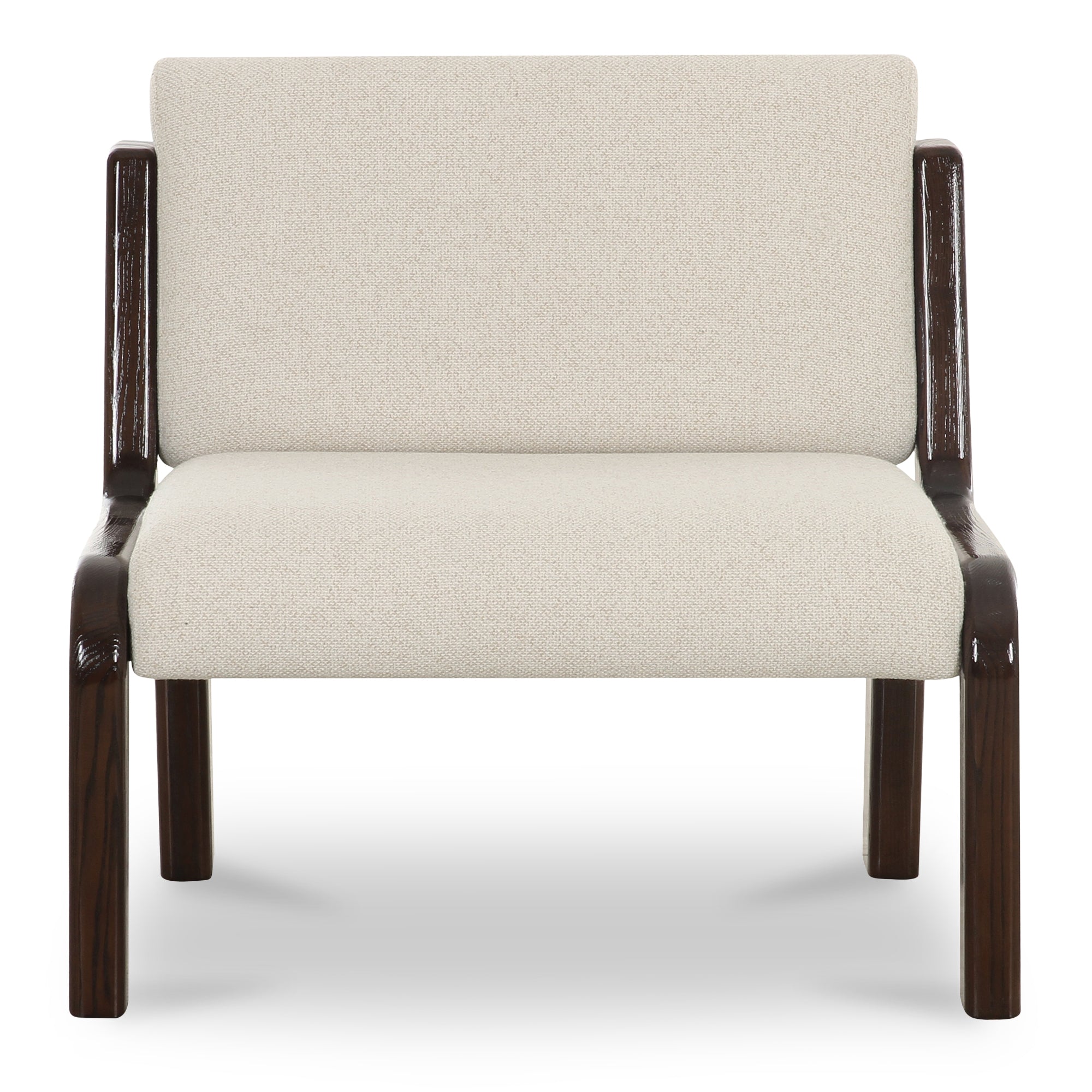 Edie Accent Chair Flecked Ivory - 1630Living