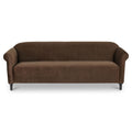 Harmony Sofa Dark Brown Faux Mohair - 1630Living