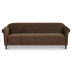 Harmony Sofa Dark Brown Faux Mohair - 1630Living
