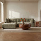 Mischa Left Sectional Sage Green - 1630Living