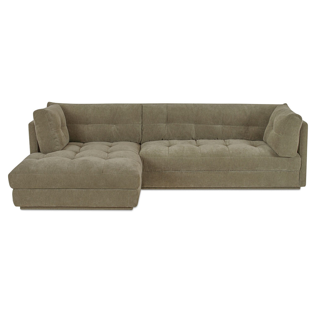 Mischa Left Sectional Sage Green - 1630Living
