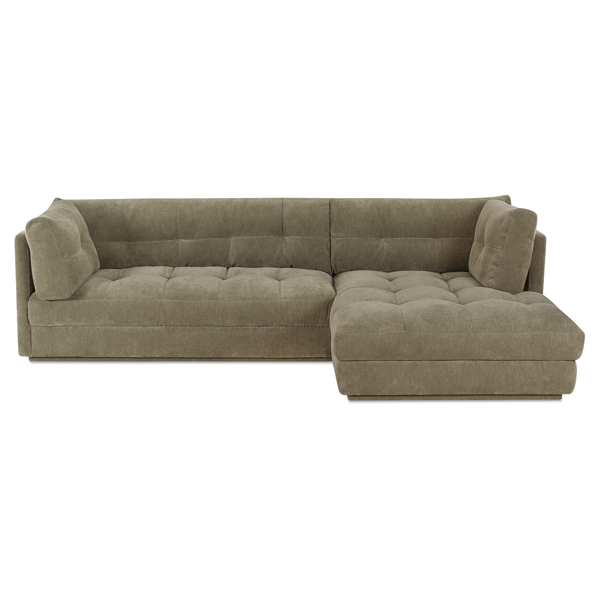 Mischa Right Sectional Sage Green - 1630Living