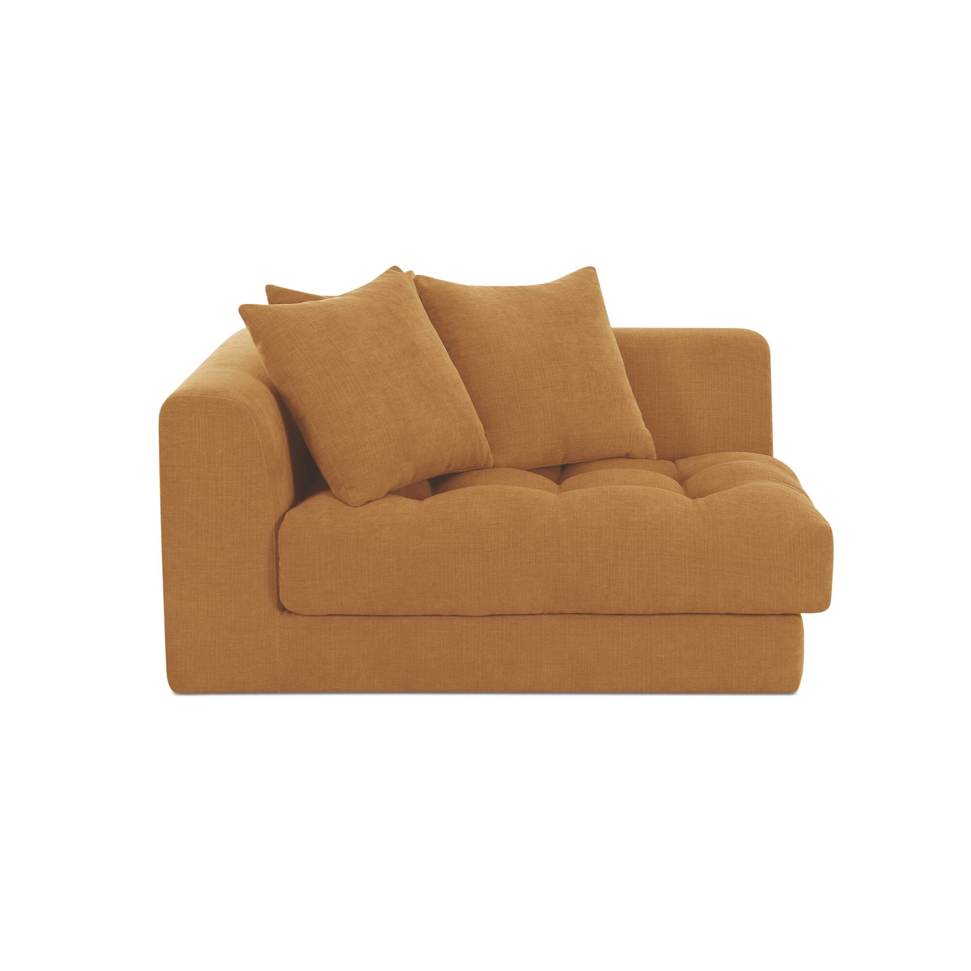Davie Left Arm Facing Chair Golden Yellow - 1630Living