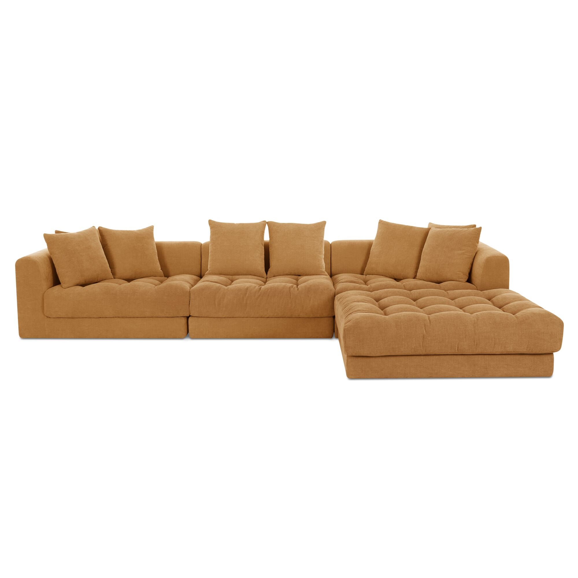 Davie Lounge Modular Sectional Golden Yellow - 1630Living
