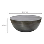 Conga Coffee Table Antique Zinc - 1630Living