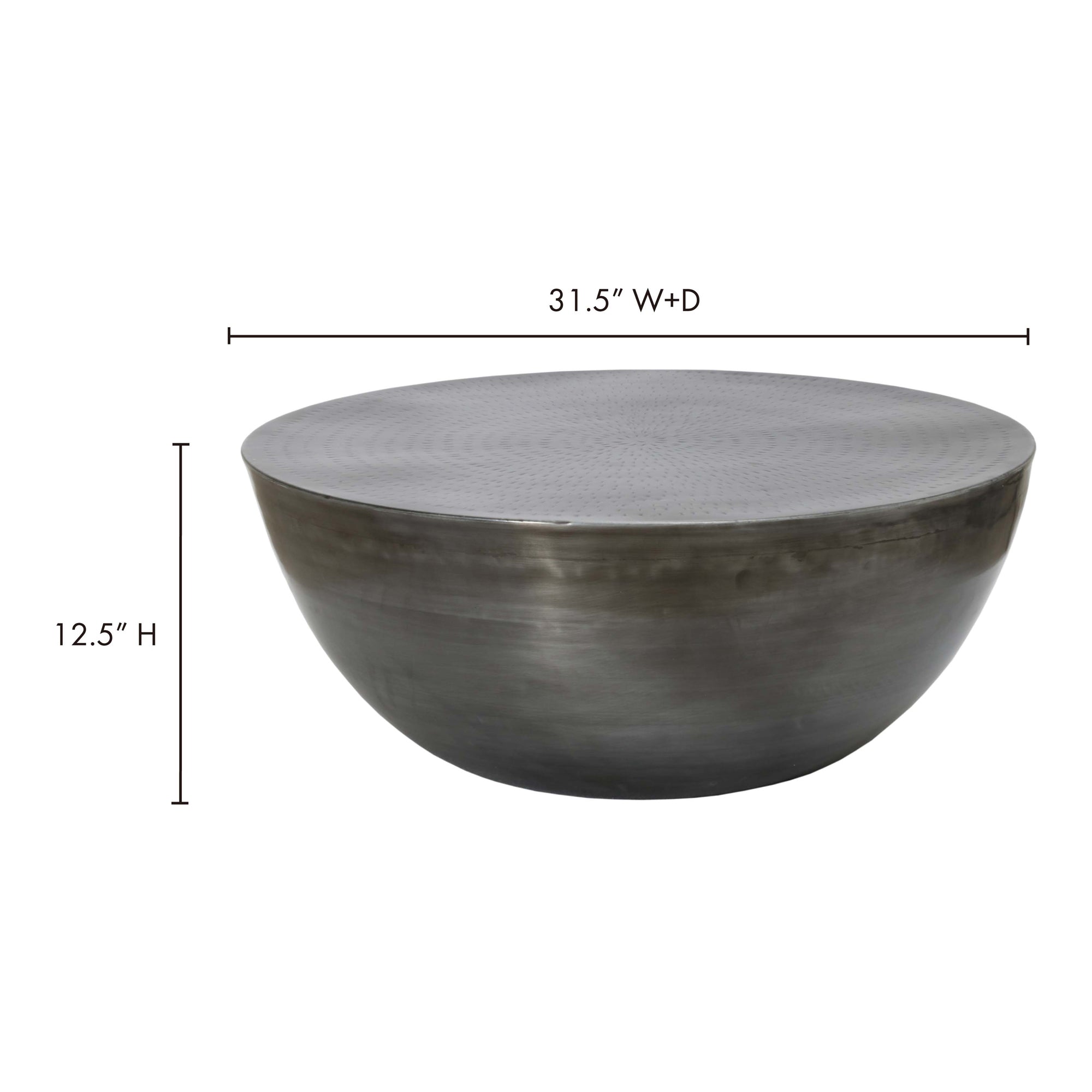 Conga Coffee Table Antique Zinc - 1630Living