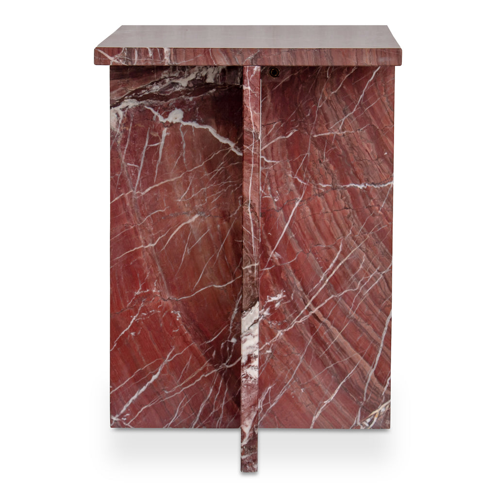 Blair Accent Table Rosso Levanto Marble - 1630Living