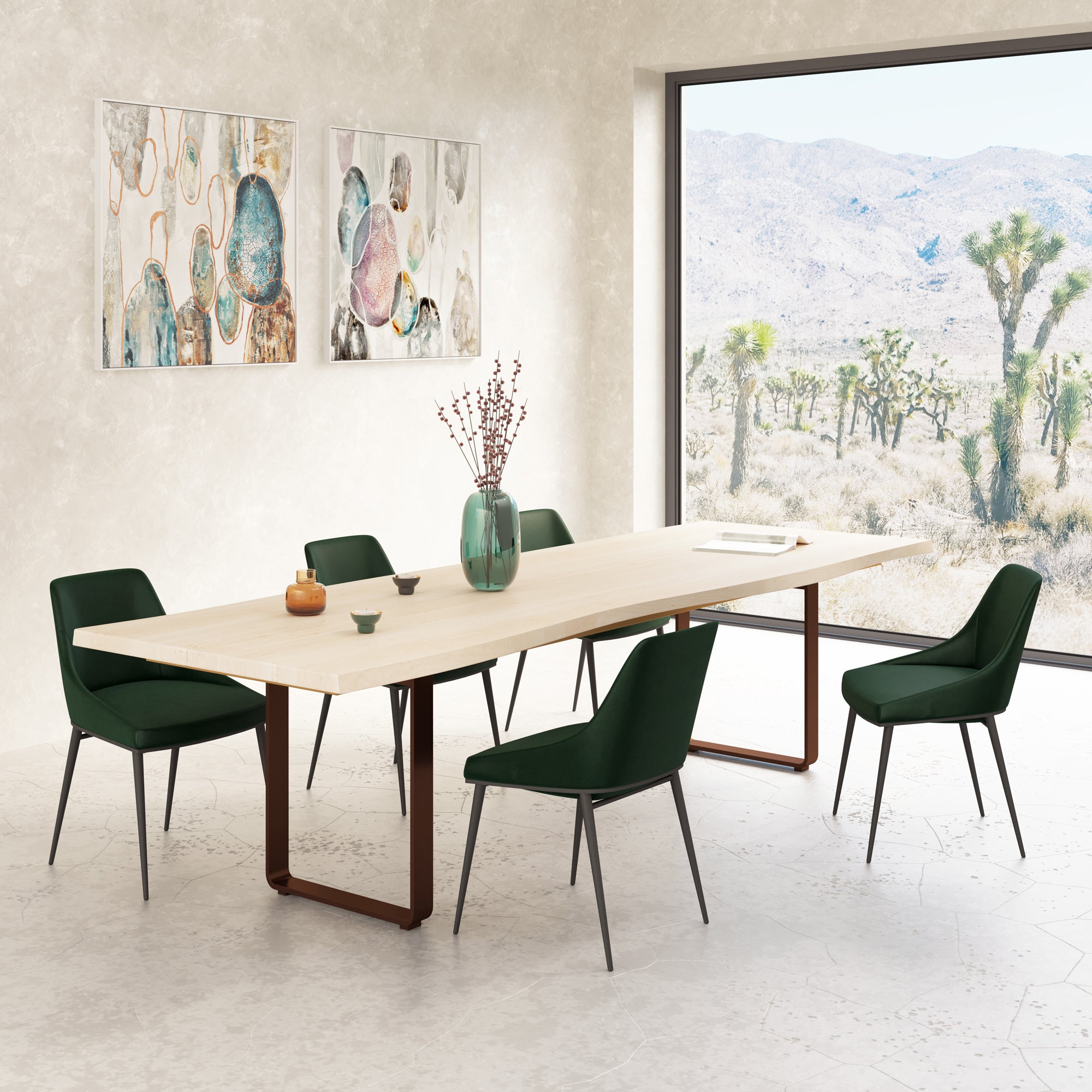 Wilks Dining Table White - 1630Living
