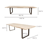 Wilks Dining Table White - 1630Living