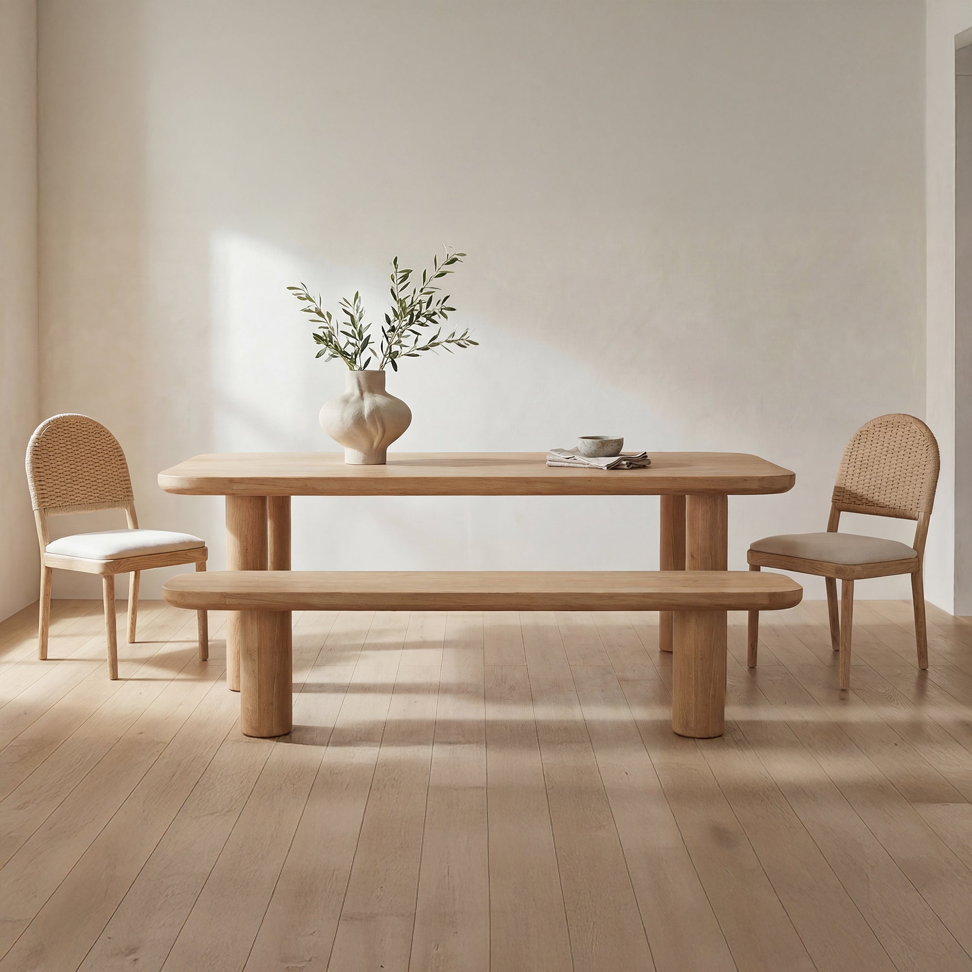 Anders Dining Bench Large Natural - 1630Living