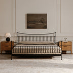 Monet King Bed Black - 1630Living