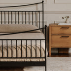 Monet King Bed Black - 1630Living