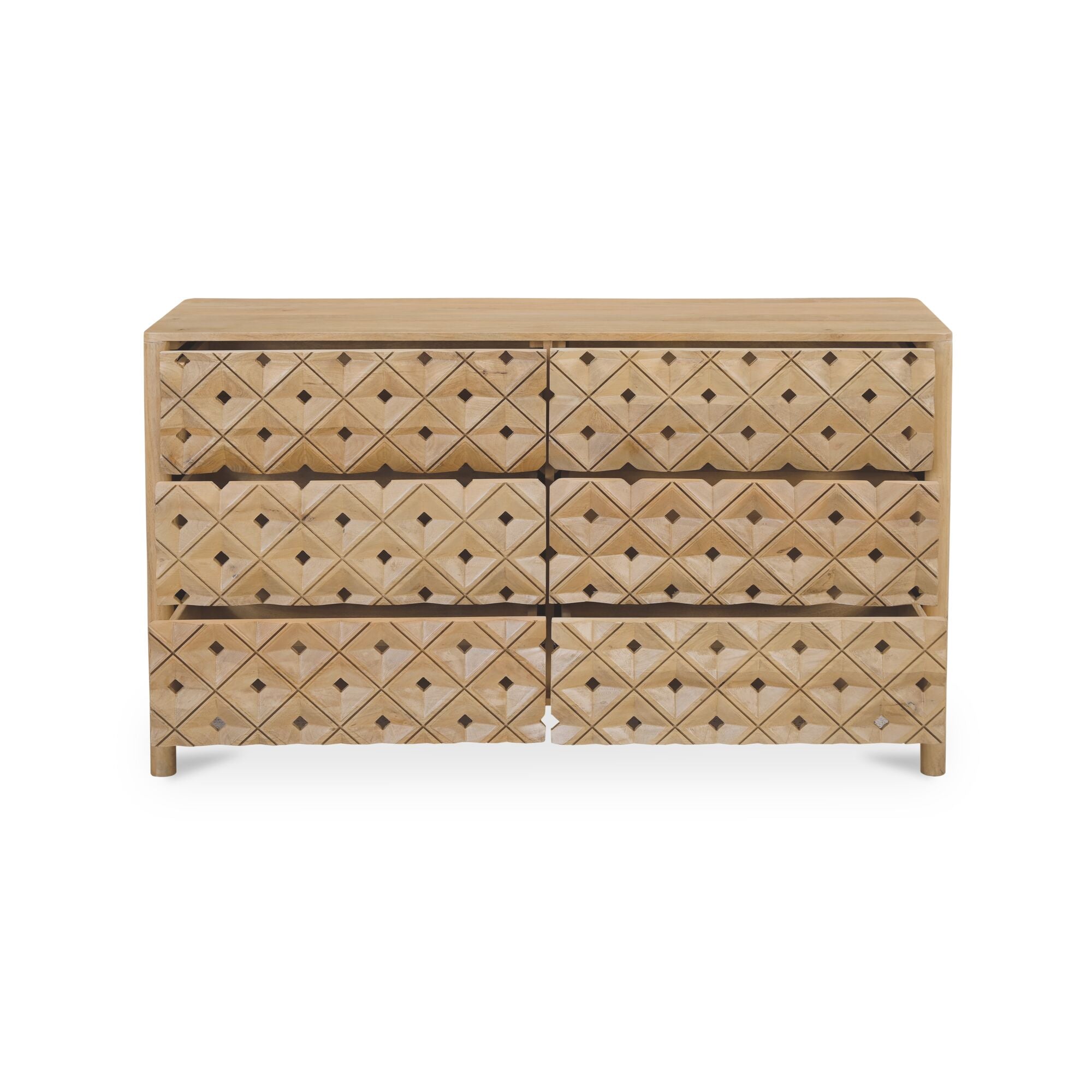 Fulton 6 Drawer Dresser Natural - 1630Living