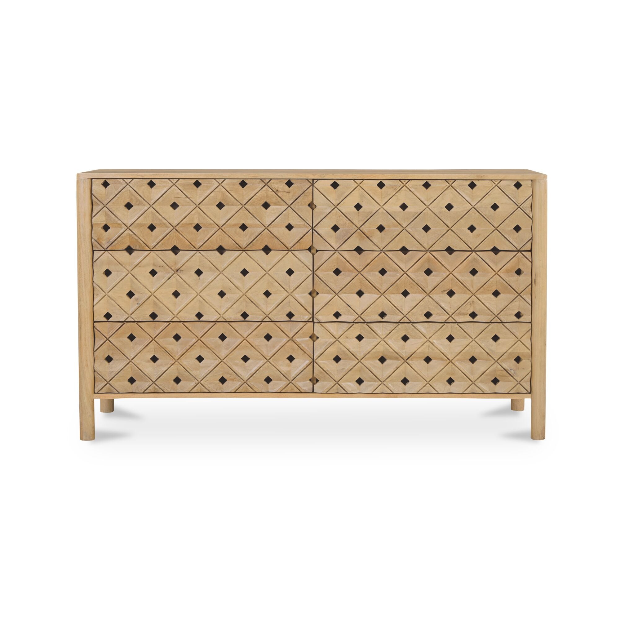 Fulton 6 Drawer Dresser Natural - 1630Living