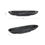 Venetia Tray Black Marble - 1630Living