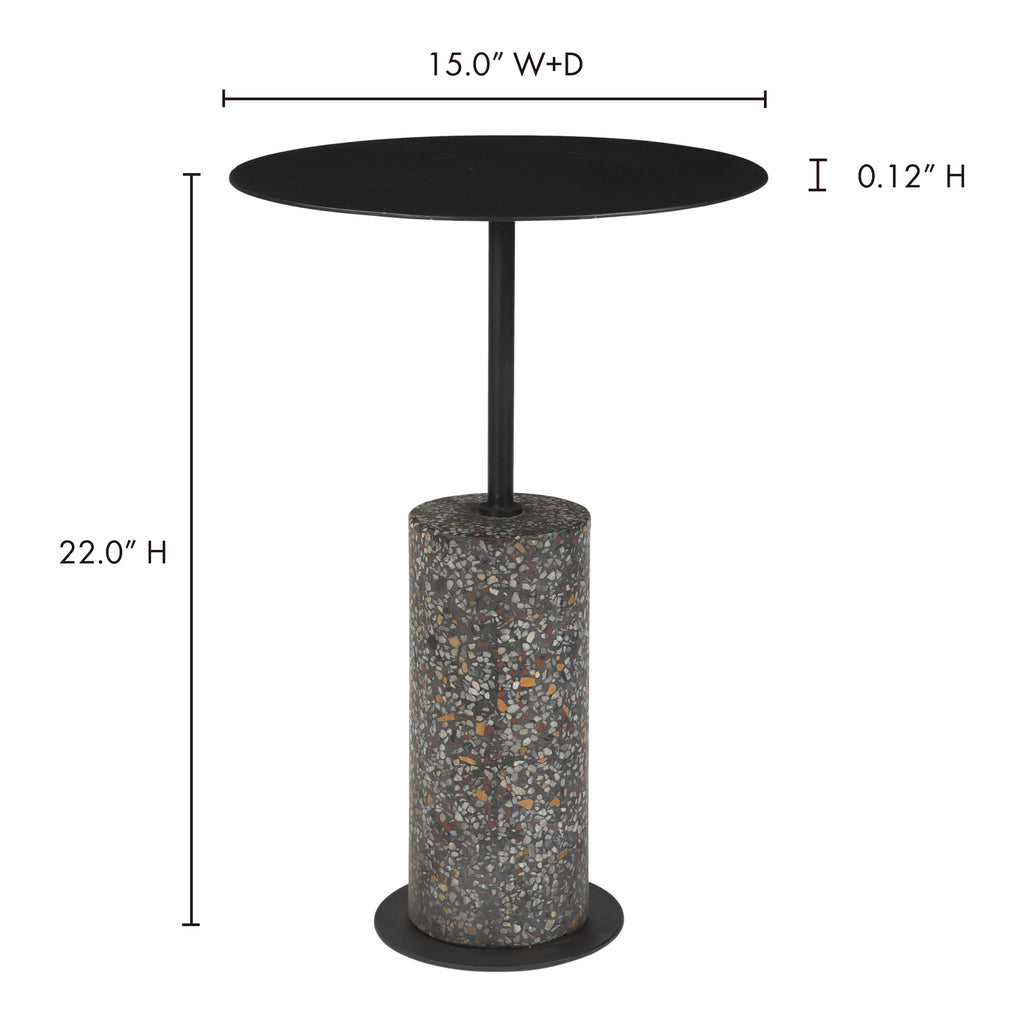 Lillith Accent Table Black - 1630Living