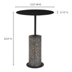 Lillith Accent Table Black - 1630Living