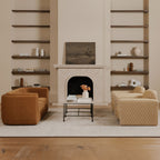 River Coffee Table Botticino Marble - 1630Living