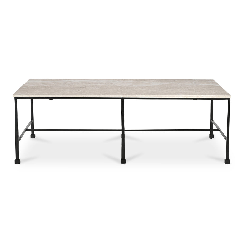 River Coffee Table Botticino Marble - 1630Living