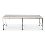 River Coffee Table Botticino Marble - 1630Living