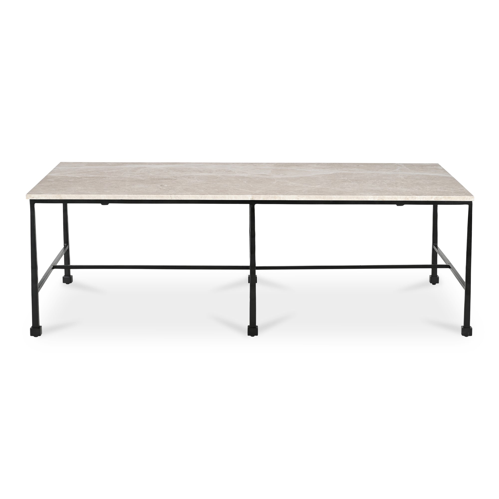 River Coffee Table Botticino Marble - 1630Living