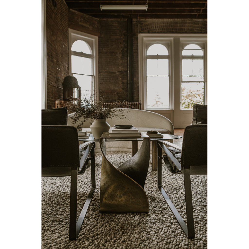 Twist Accent Table Brass - 1630Living