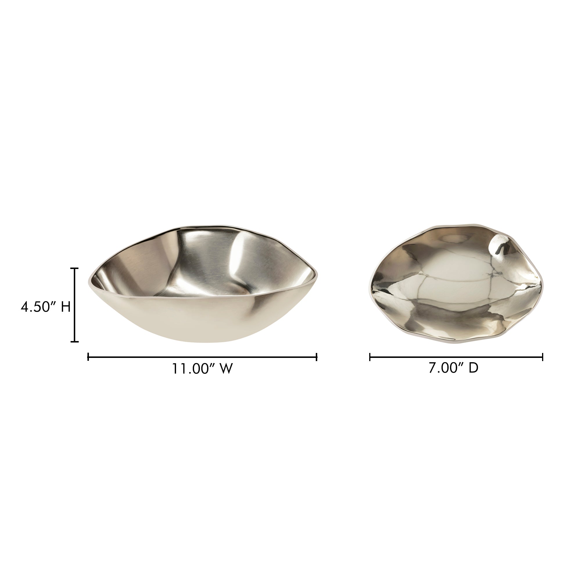 Forde Decorative Bowl Silver - 1630Living