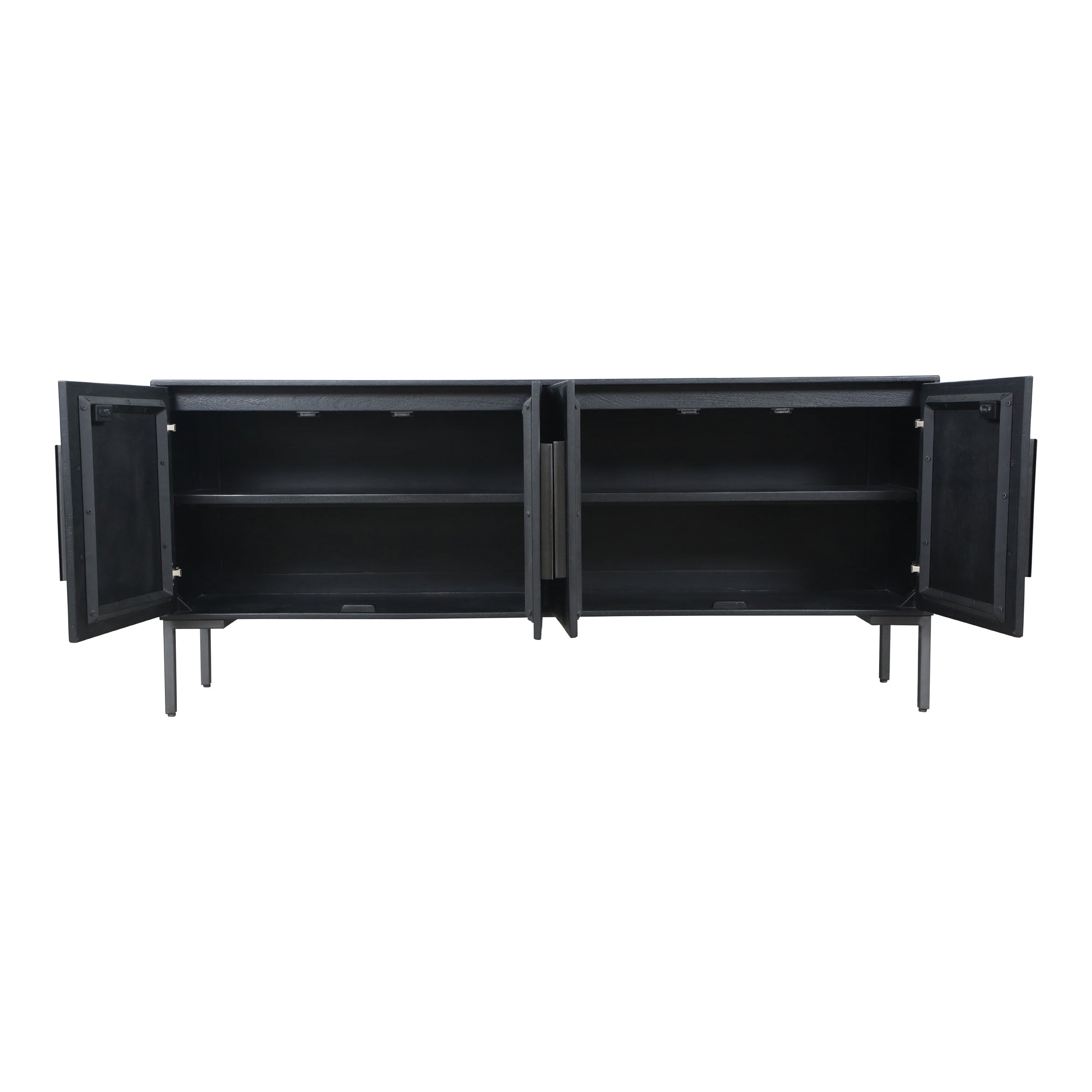 Fishbone Sideboard Black - 1630Living