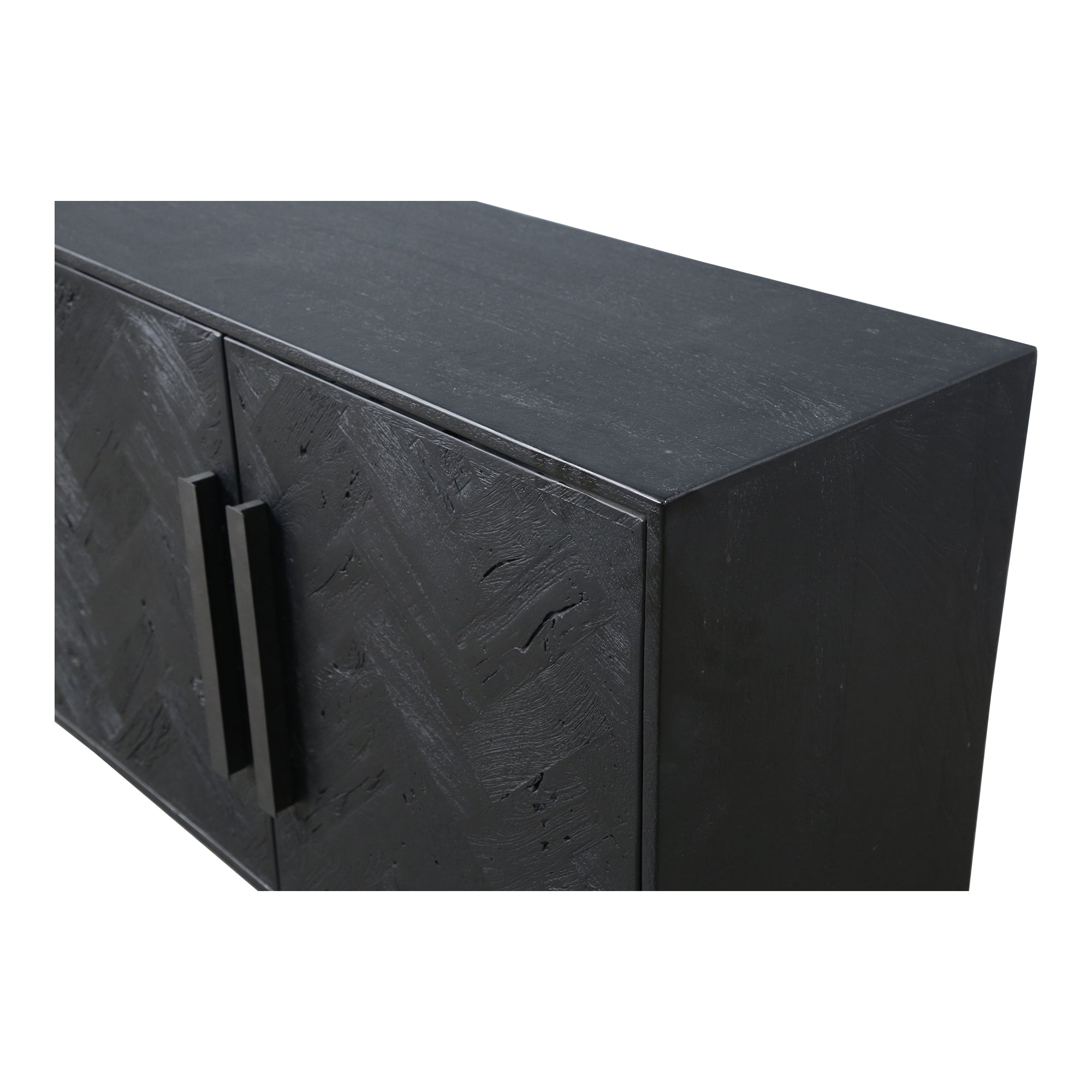 Fishbone Sideboard Black - 1630Living