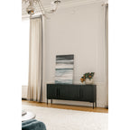 Fishbone Sideboard Black - 1630Living