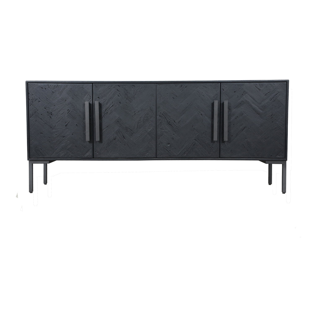 Fishbone Sideboard Black - 1630Living