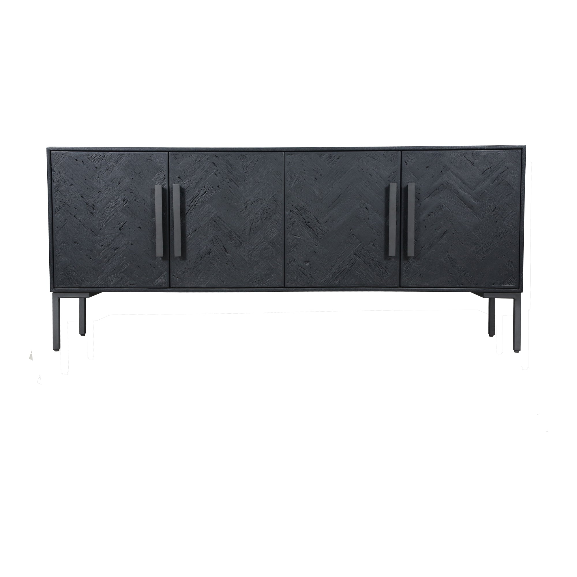 Fishbone Sideboard Black - 1630Living