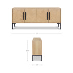 Fishbone Sideboard Natural - 1630Living