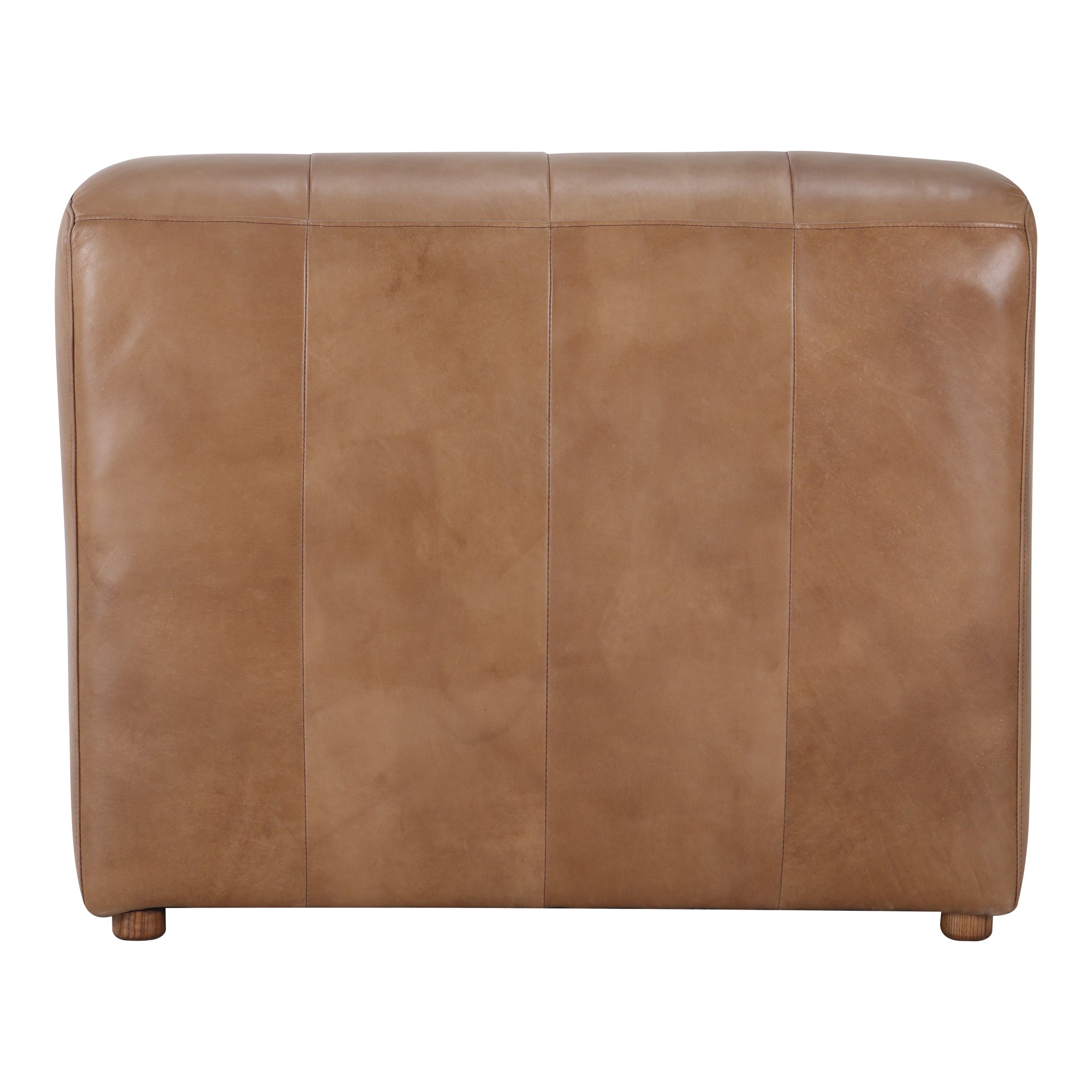 Ramsay Leather Chaise Tan - 1630Living