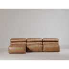 Ramsay Leather Chaise Tan - 1630Living