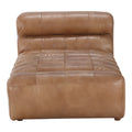 Ramsay Leather Chaise Tan - 1630Living