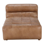 Ramsay Leather Chaise Tan - 1630Living