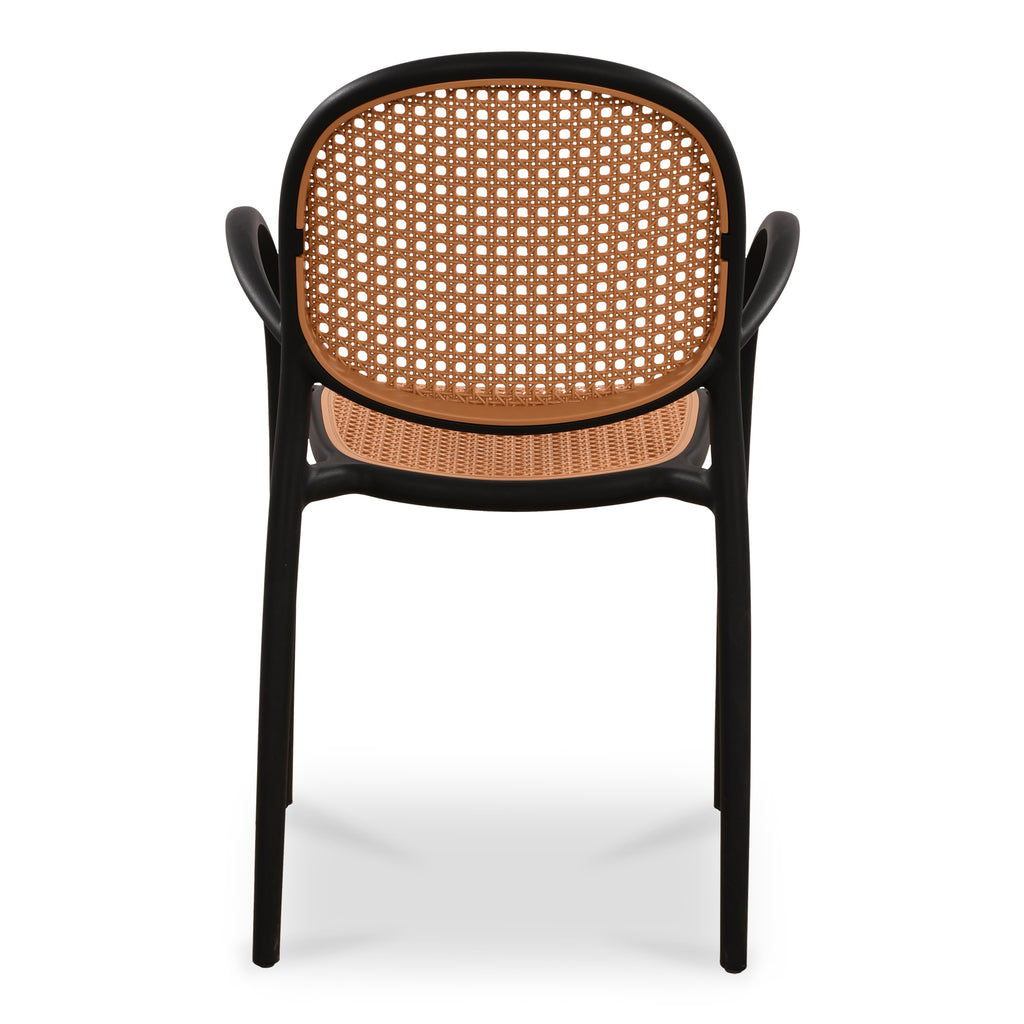 Soren Outdoor Dining Chair Black - Set of Two - 1630Living