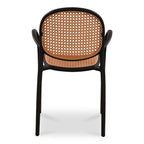 Soren Outdoor Dining Chair Black - Set of Two - 1630Living