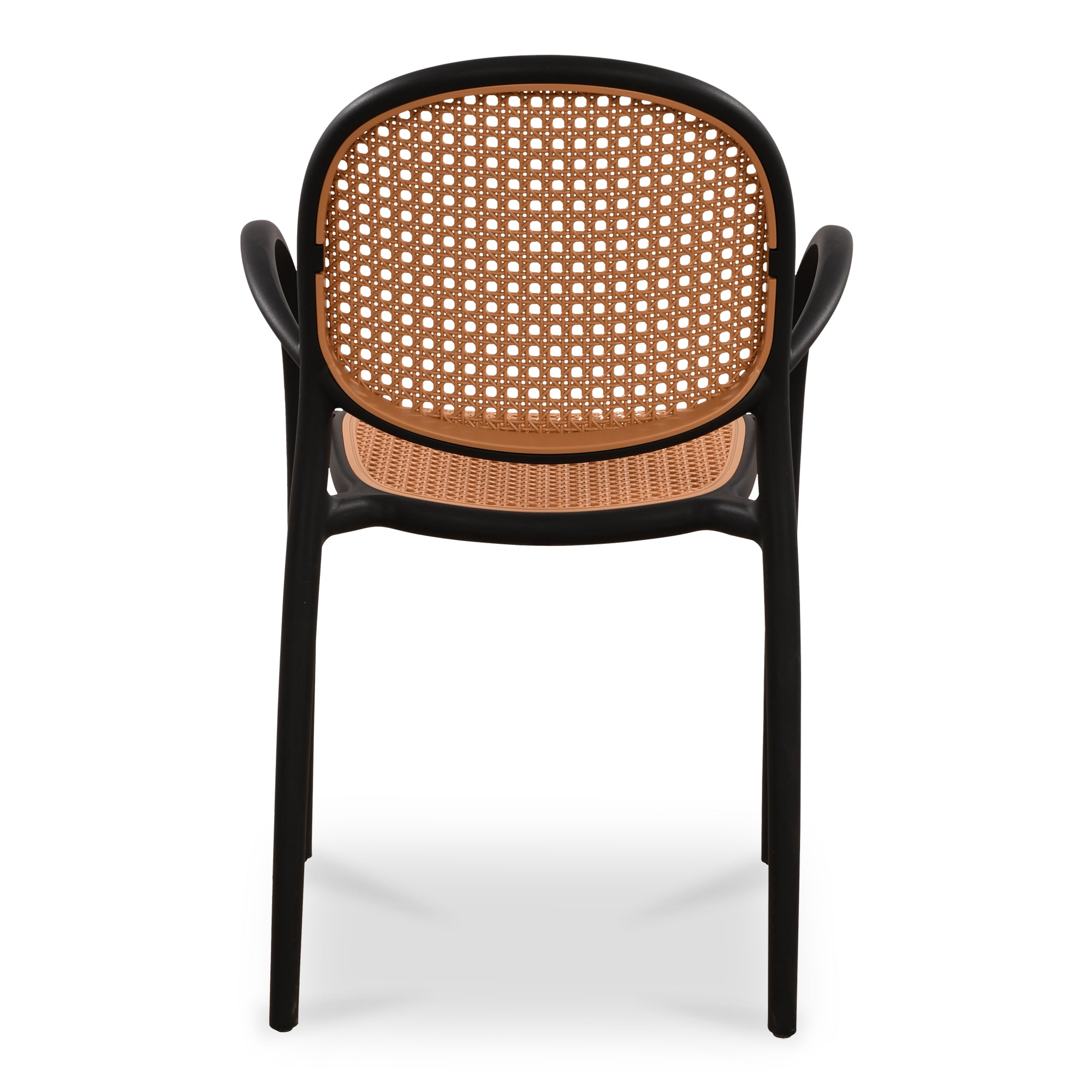 Soren Outdoor Dining Chair Black - Set of Two - 1630Living
