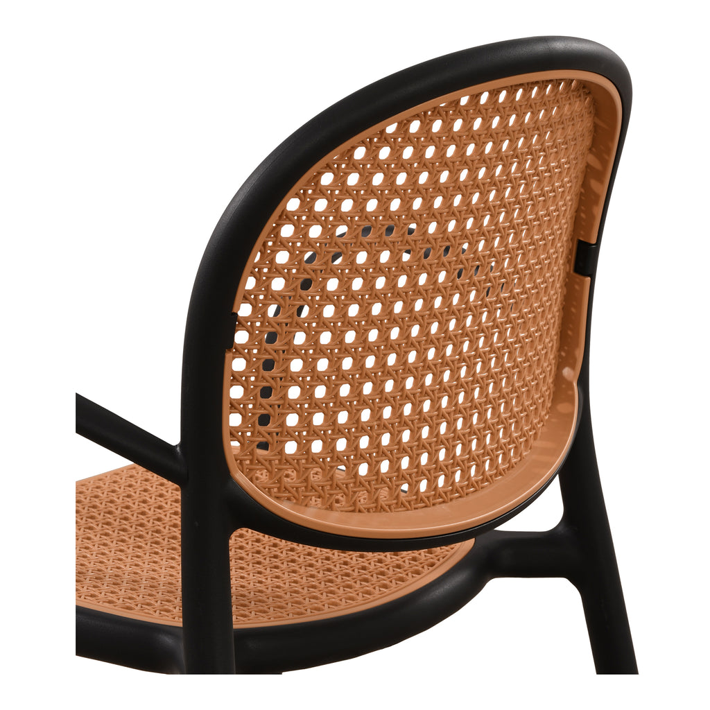 Soren Outdoor Dining Chair Black - Set of Two - 1630Living