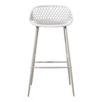 Piazza Outdoor Barstool White - Set Of Two - 1630Living