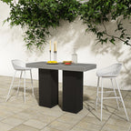 Piazza Outdoor Barstool White - Set Of Two - 1630Living