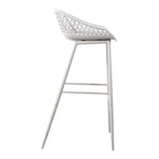 Piazza Outdoor Barstool White - Set Of Two - 1630Living