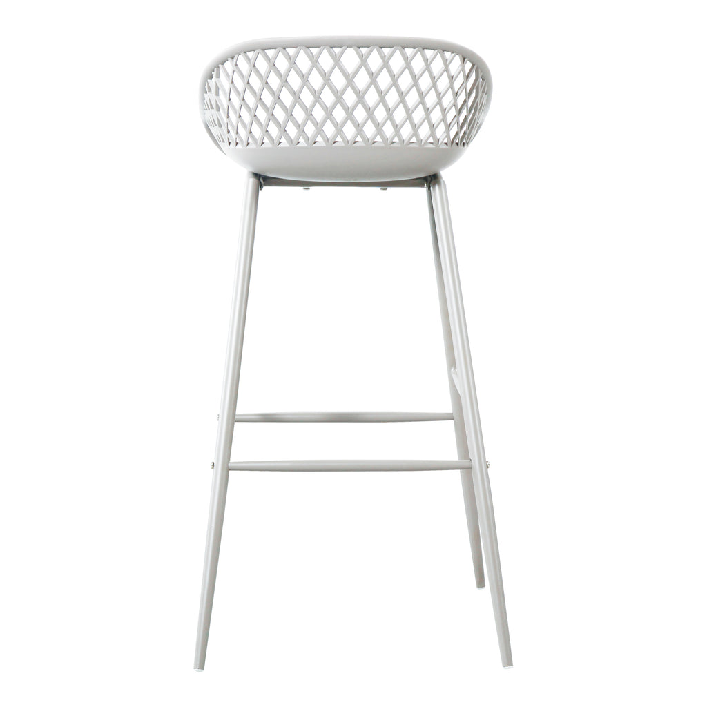 Piazza Outdoor Barstool White - Set Of Two - 1630Living
