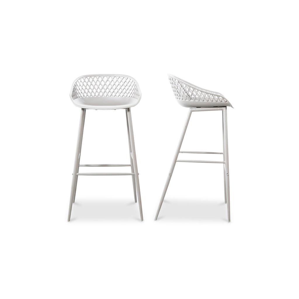 Piazza Outdoor Barstool White - Set Of Two - 1630Living