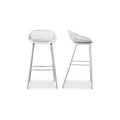 Piazza Outdoor Barstool White - Set Of Two - 1630Living