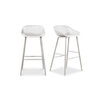 Piazza Outdoor Barstool White - Set Of Two - 1630Living