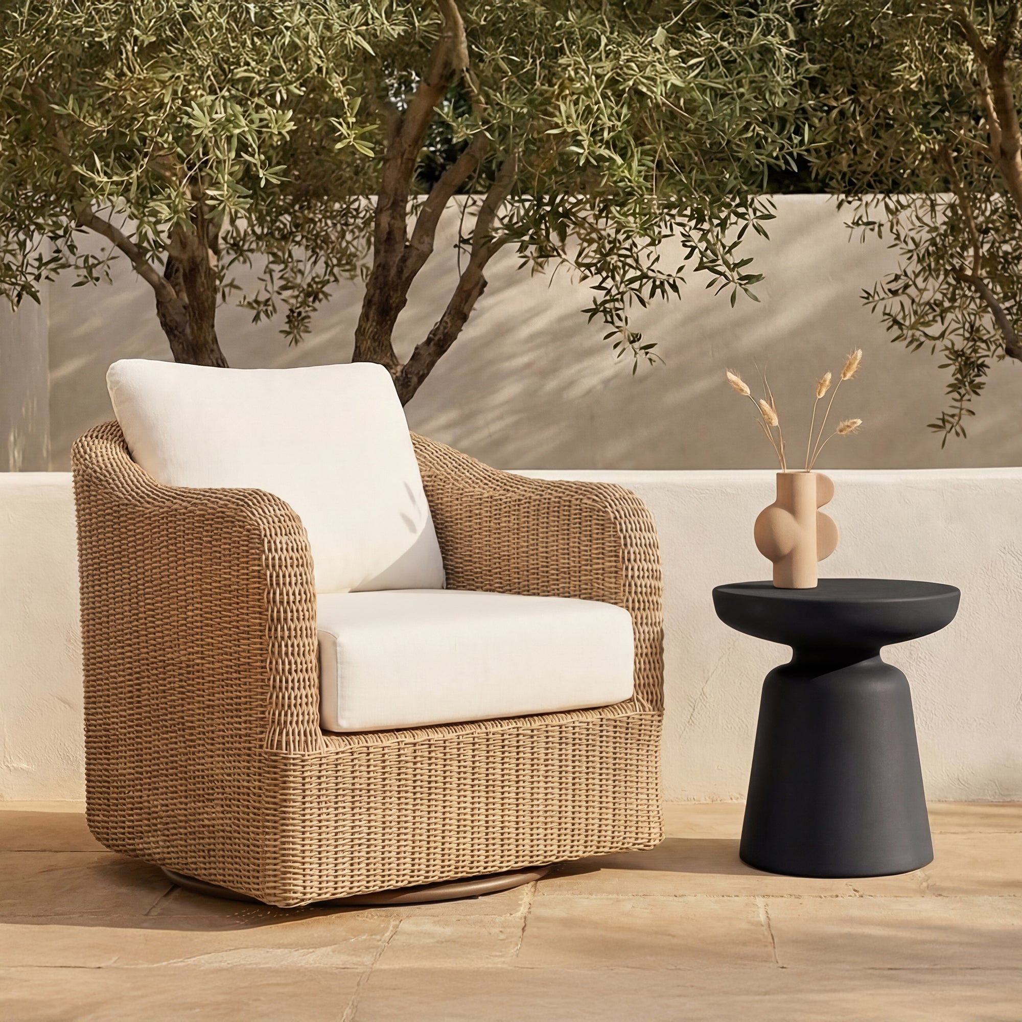 Ruth Outdoor Side Table Black - 1630Living